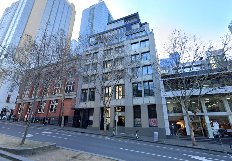 Brooks Building at 30 Russell Street in Melbourne developed by John Sage | Image source: Google Maps